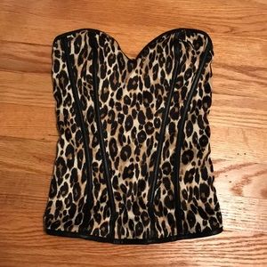 Leopard Print and Leather Corset 🐆